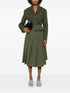 wrap midi skirt